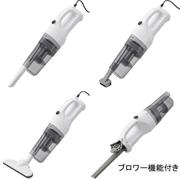 オーム電機 ハンディクリーナーブロワー機能付  ホワイト SOJ-HB4002-W 紙パックレス式 /コード式 【864】 | OHM | 02