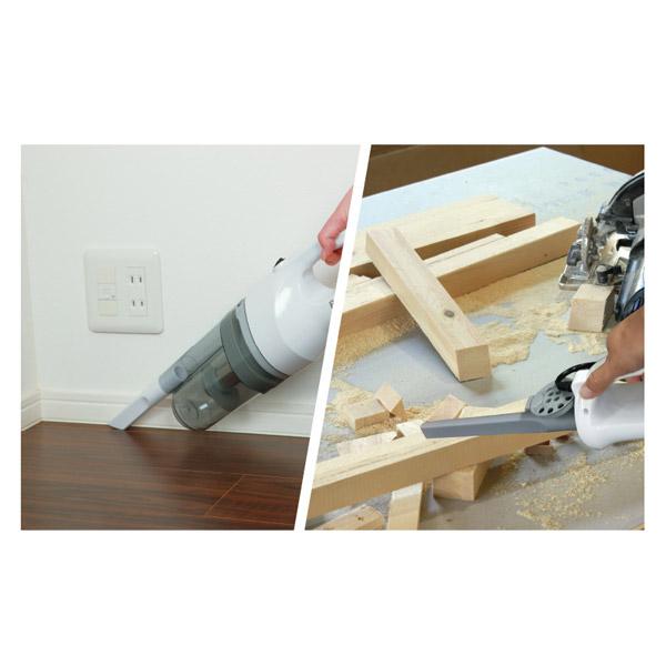 オーム電機 ハンディクリーナーブロワー機能付  ホワイト SOJ-HB4002-W 紙パックレス式 /コード式 【864】 | OHM | 04