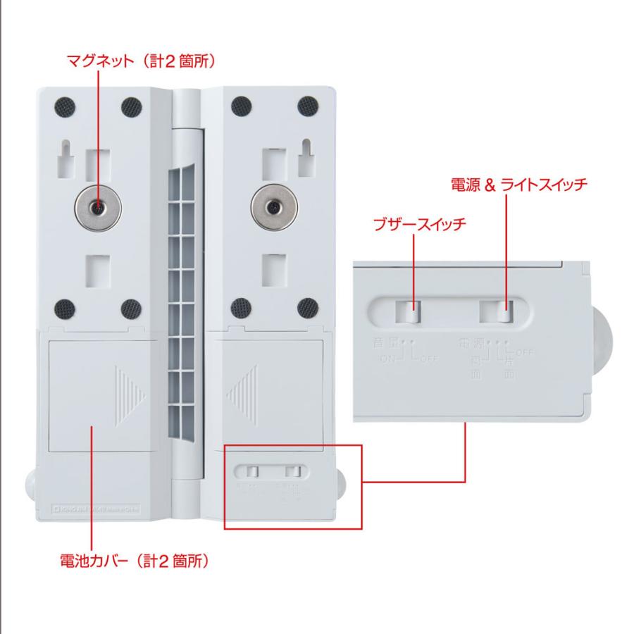 キングジム カドにつけるお知らせライト TAL40クレ | KING JIM | 07