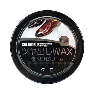 コロンブス ベーシック 缶入り油性靴クリーム 40g  クロ | 