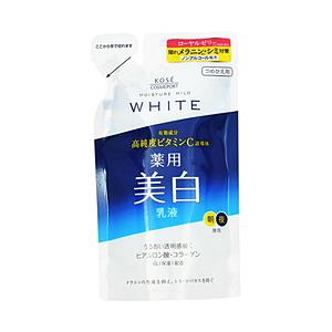 コーセーコスメポート 【モイスチュアマイルド】ホワイト ミルキィローション つめかえ用 125ml | コーセーコスメポート