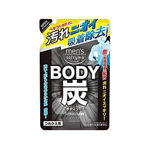 コーセーコスメポート 【メンズソフティモ】 ボディソープ 炭 シトラスミントの香り つめかえ用（400ml） | コーセーコスメポート