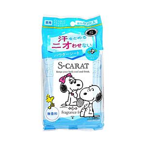 コーセーコスメポート S・CARAT（エスカラット） 薬用デオドラント パウダーシート（無香料）（40枚）〔デオドラント〕 | コーセーコスメポート