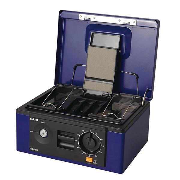 カール事務器 CB-8570 キャッシュボックス   ［鍵式＋ダイヤル式］ | CARL | 01