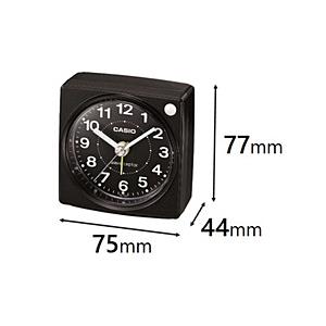 CASIO(カシオ) 電波目覚まし時計　TQ-750J-1JF（ブラック） 【864】 | CASIO