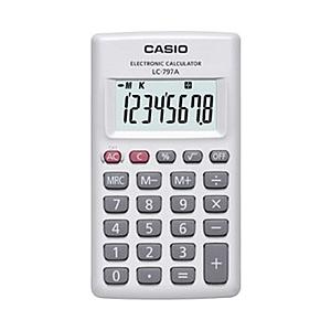 CASIO(カシオ) LC-797A　パーソナル電卓　カードタイプ　8桁 | CASIO