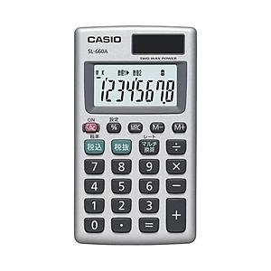 CASIO(カシオ) SL-660A　パーソナル電卓　カードタイプ　8桁 【864】 | CASIO