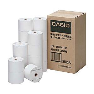 CASIO(カシオ) サーマルロールペーパー（高保存タイプ・20個入り）　TRP-5880H-TW | CASIO