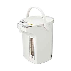 ピーコック 電動給湯ポット WMJ-30-W ホワイト（3.0L） | 