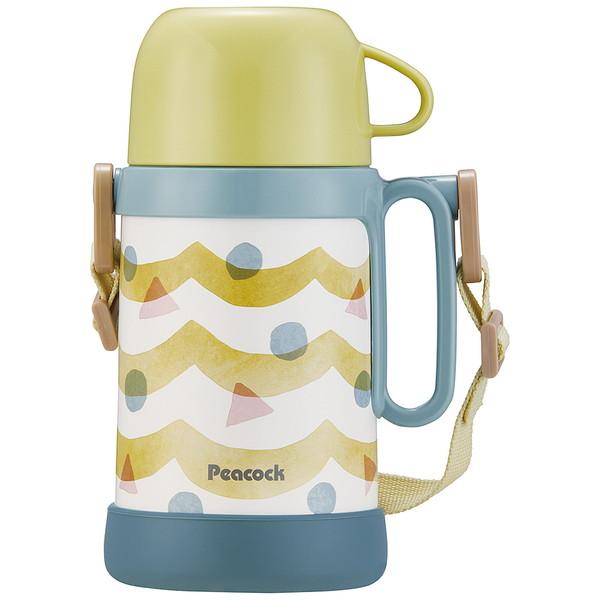 ピーコック 2WAYタイプ（コップ＆ストレート）ドリンクボトル [490ml ワンタッチ]  イエロー ASN-W50 |  | 01