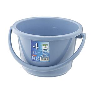 リス ベルク 広口バケツ ブルー 4WB ＜KBK4801＞ | LiSS