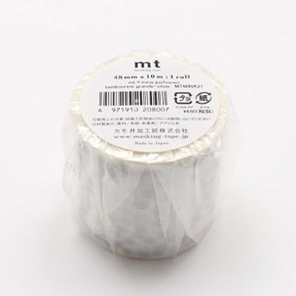 カモ井加工紙 mtマスキングテープ ×ミナペルホネン tambourine grande・silver   MTMINA31 |  | 01