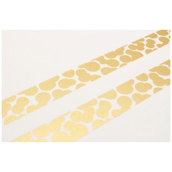 カモ井加工紙 mtマスキングテープ ×ミナペルホネン soda water・gold    MTMINA32 |  | 02