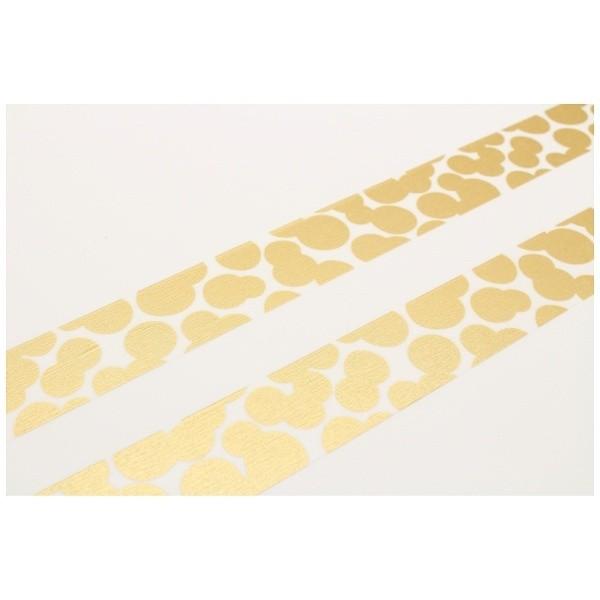 カモ井加工紙 mtマスキングテープ ×ミナペルホネン soda water・gold    MTMINA32 |  | 04