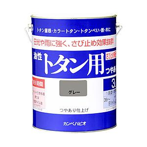 カンペハピオ 130-5093 ALESCO カンペ 油性トタン用3Lグレー | 