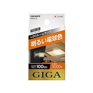 カーメイト BW253 LEDルームR100S　3000K　ホワイト | カーメイト