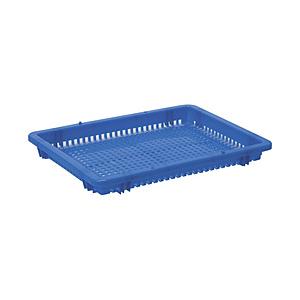 サンコープラスチック ワイドバスケット ハーフ ブルー ＜ABS3401＞ | 