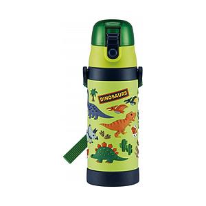 スケーター 3Dロック付 ダイレクトボトル [480ml ワンタッチ]  ディノサウルス DINOSAURS SDPV5 486180 | スケーター