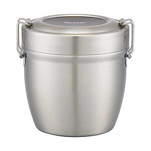 スケーター 抗菌真空ステンレス丼ランチジャー 総容量550ml ベーシック STLBD6AG [一部電子レンジ対応] | スケーター