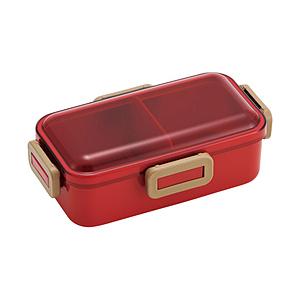 スケーター 抗菌ふわっと弁当箱530ml　チェリーレッド PFLB6AG [食洗機対応/蓋以外電子レンジ対応] | スケーター