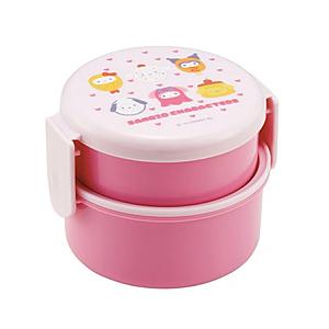 スケーター サンリオキャラクター／なりきり食べ物　抗菌丸型弁当箱500ml2段 | スケーター