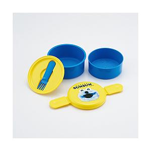 スケーター パペットスンスン　丸型ランチボックス２段フォーク付   ONWR1 【864】 | スケーター