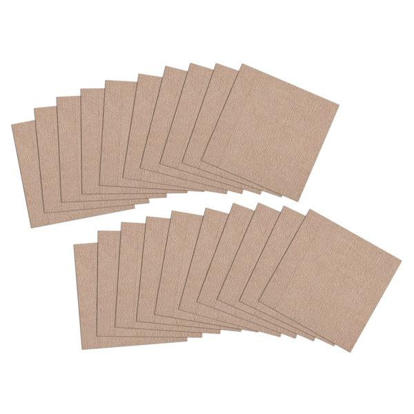 サンコー おくだけ吸着 撥水タイルマット 同色20枚入 KM-04 ベージュ | THANKO | 02