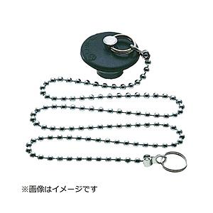 三栄水栓 ＳＡＮＥＩ　バス用Ｗ式クサリ付ゴム栓   PH27-31 | 