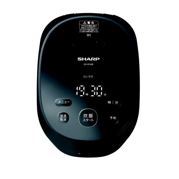 SHARP(シャープ) 炊飯器 PLAINLY ブラック系 KS-HF05B-B ［3合 /IH］ | SHARP | 02