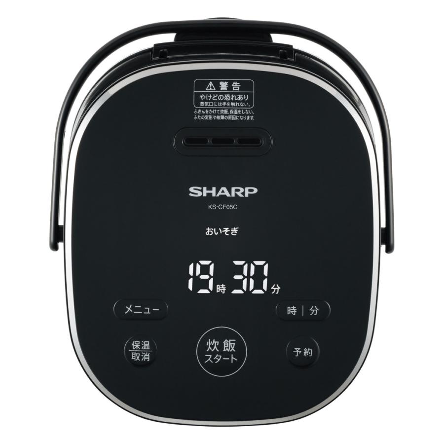 3合 ソフマップ店 Sharp シャープ 炊飯器 Ks Cf05c B Ks Cf05c B 炊飯器 ブラック系 マイコン ブラック系 通販
