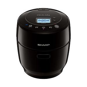 SHARP(シャープ) KN-HW10GB 水なし自動調理鍋 HEALSIO（ヘルシオ）ホットクック ブラック系 | SHARP