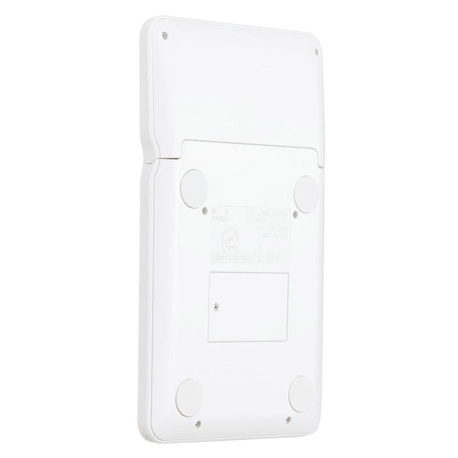 SHARP(シャープ) 電卓 抗菌仕様ナイスサイズタイプ 抗菌仕様ナイスサイズカラー・デザイン電卓 ホワイト系クリアホワイト EL-VN83-WX ［12桁］ | SHARP | 04