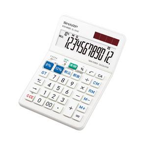 SHARP(シャープ) 電卓 軽減税率対応実務電卓 抗菌仕様セミデスクトップタイプ［W税率対応/12桁］   EL-SA92-X ［12桁 /W税率対応］ | SHARP