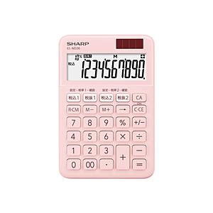 SHARP(シャープ) ミニナイスサイズ電卓  ピンク系 EL-M336-PX ［10桁 /W税率対応］ | SHARP