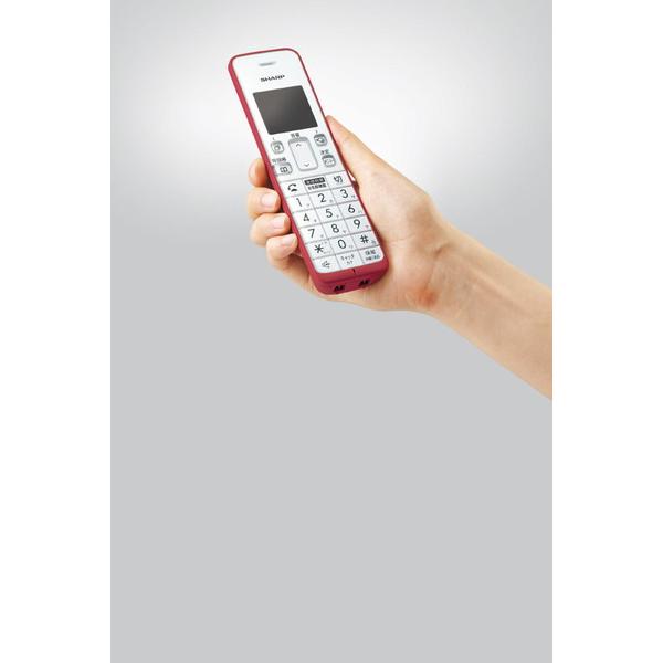SHARP(シャープ) 電話機（ノ−マル）  ホワイト系 JD-S09CL ［子機1台 /コードレス］ | SHARP | 06