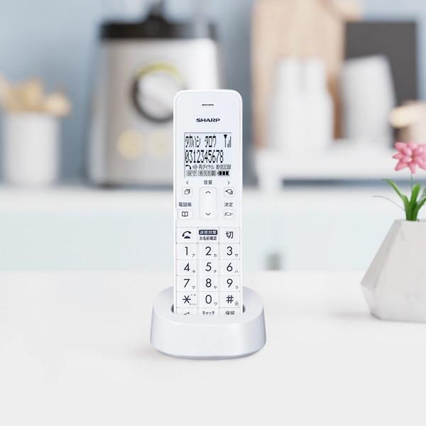 SHARP(シャープ) 電話機（ノ−マル）  ホワイト系 JD-SF3CL ［子機1台 /コードレス］ | SHARP | 06