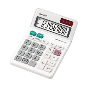 SHARP(シャープ) ミニナイスサイズタイプ電卓 （10桁） EL-771J-X | SHARP
