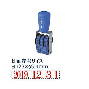 シヤチハタ 回転ゴム印　本西暦日付　明朝体 4号 NFH-4M シャチハタ  NFH-4M | シヤチハタ