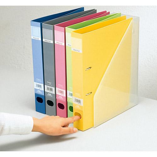 セキセイ F-552 ロックリングファイル　A4-S　クリア | セキセイ | 03