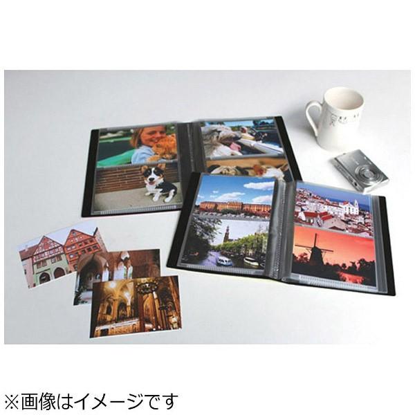 セキセイ フォトアルバム（高透明）（KG・ポストカードサイズ80枚収容／ブラック）　KP-80P-BK | セキセイ | 02