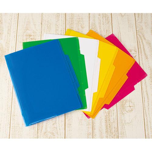 セキセイ ACT-906 アクティフ　6インデックスフォルダー　A4　イエロー | セキセイ | 04