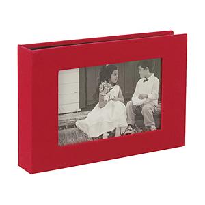 セキセイ HARPER HOUSE フレームアルバムLサイズ40枚収容（レッド） | セキセイ