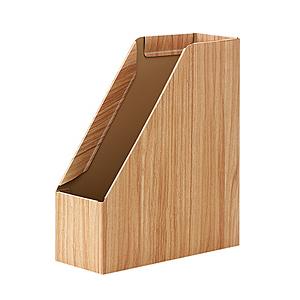 セキセイ WOODS STYLE ボックスファイル A4 タテ  ブラウン WDS-8650-40 | セキセイ