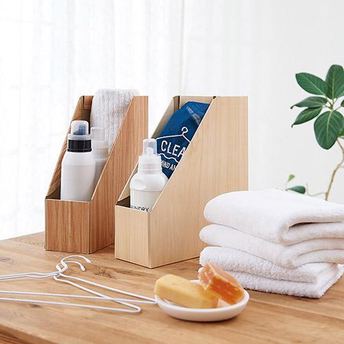 セキセイ WOODS STYLE ボックスファイル A4 タテ  ダークブラウン WDS-8650-45 | セキセイ | 04