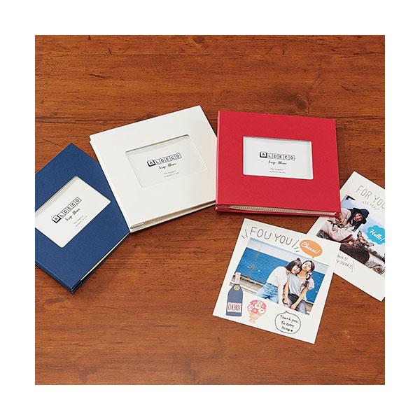 セキセイ スクラップアルバム ALDECOミニ　台紙8枚 HARPER HOUSE(ハーパーハウス) レッド XP-3808-20 | セキセイ | 02