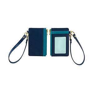 セキセイ BP-5704 ファスナーポケット付き　パスケース  ブルー | セキセイ