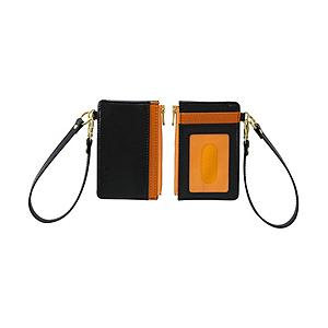 セキセイ BP-5704 ファスナーポケット付き　パスケース  ブラックオレンジ | セキセイ