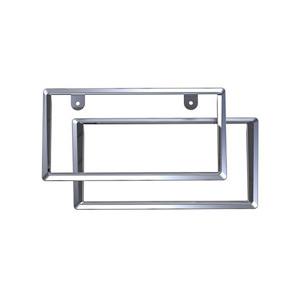 星光産業 車外用品　EXEA(エクセア)　ナンバーフレーム　アクセントナンバーフレームセット　カラー：クロームメッキ　フロント／リア用2枚セット | 星光産業