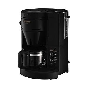 ZOJIRUSHI(象印マホービン) コーヒーメーカー 珈琲通 ブラック EC-SA40-BA ［全自動 /ミル付き］ | 象印