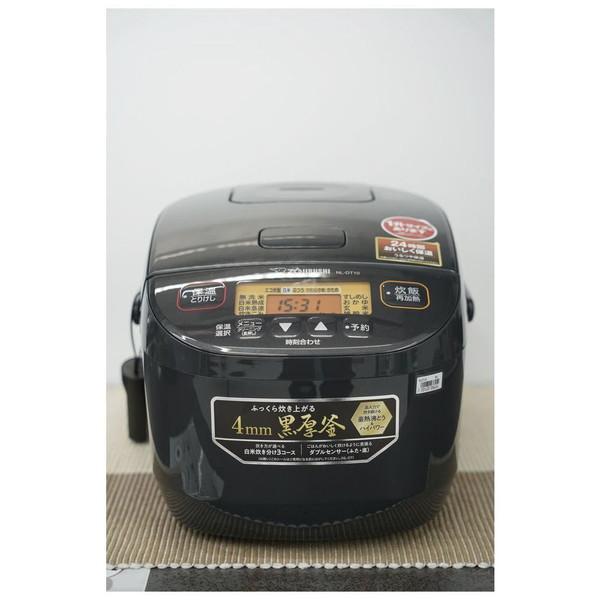 ZOJIRUSHI(象印マホービン) マイコン炊飯ジャー 極め炊き ブラック NL-DT10 ［5.5合 /マイコン］ | 象印 | 09